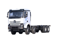 500 HP 8×4 flatbed excavator transport truck chassis manufacturer_15/20/25/30/35/40/50/60 ton four-axle road rescue vehicle customization_Four front and eight rear DF vehicle rescue vehicle quotation