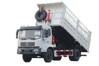 Warehouse dump truck 210 horsepower DF 4×2 export quotation_Customizable 4×4 off-road special warehouse load dump truck manufacturer_170190/260 horsepower two axles rear twin tires pulling cattle, sheep, vegetables and grain
