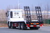 500 horsepower 8×4 flatbed excavator transport truck manufacturer_15/20/25/30/35/40/50/60 ton four-bridge road rescue truck customization_Four front and eight rear DF vehicle rescue truck quotation