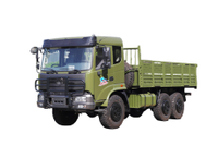 New Cummins 190/Weichai 210 HP EQ2102G off-road special truck manufacturer_Six-wheel drive 245 flat head 153 transport truck configuration_6×6DF classic military vehicle cargo vehicle price
