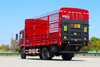 DF 4×2 Weichai 266 HP hydraulic tailgate transport truck manufacturer_Customizable 4×4 off-road special vehicle chassis modification 10/15/20 tons export quotation_Two rear axles with twin tires for pulling cattle, sheep, vegetables and grain cargo