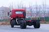 DF 4×2 Weichai 266 HP hydraulic tailgate transport vehicle chassis manufacturer_Customizable 4×4 off-road special vehicle chassis modification 10/15/20 tons export quotation_Two rear axles with twin tires pulling cattle, sheep, vegetables and grain cargo configuration