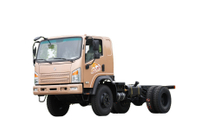 170 HP DF 4×4 off-road special vehicle chassis modification manufacturer_Customized 4×2 cargo/dump/dump export_excavator board/flat/van/barrel/sanitation/engineering vehicle quotation