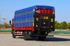 DF 4×2 Weichai 266 HP hydraulic tailgate transport truck manufacturer_Customizable 4×4 off-road special vehicle chassis modification 10/15/20 tons export quotation_Two axles and rear twin tires for pulling cattle and sheep, vegetable and grain cargo loading configuration