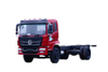 DF 4×2 Weichai 266 HP hydraulic tailgate transport vehicle chassis manufacturer_Customizable 4×4 off-road special vehicle chassis modification 10/15/20 tons export quotation_Two rear axles with twin tires pulling cattle, sheep, vegetables and grain cargo configuration