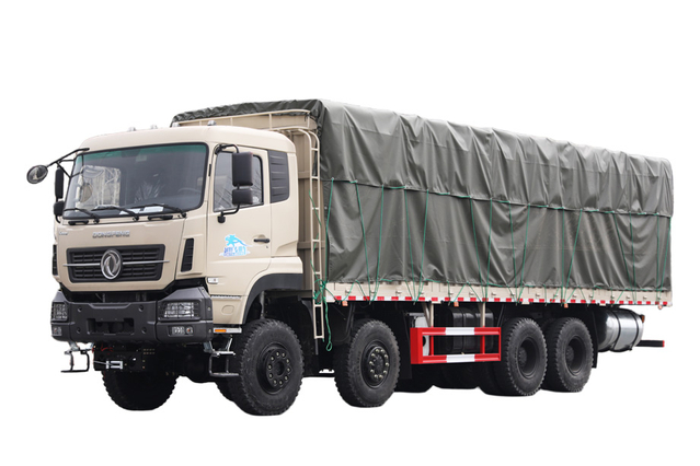 Detachable tarpaulin 8×8 warehouse fence transport truck chassis manufacturer Cummins 420/Weichai 500/Yuchai 375 horsepower fence truck_15/20/25/30/35/40/50/60 ton four-axle vegetable and fruit cattle, sheep and pig truck customization_8×4 front four and rear eightDF excavator pallet truck platform quotation